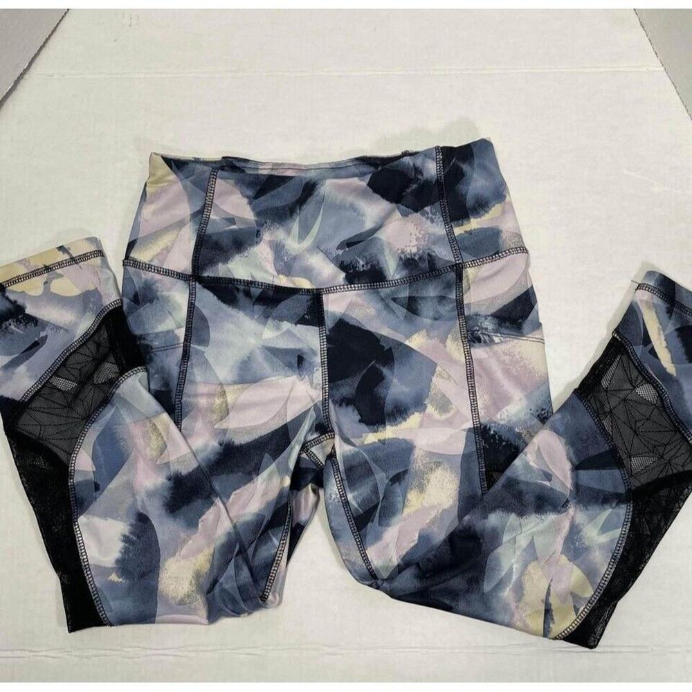 RBX Women’s Floral Leaves Pattern Athletic Leggings Size XS